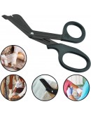 Spire Utility Scissors Trauma Shears First Aid, Paramedics, Emergency Use, Tactical Stealth Black bandage 7.5" 18cm