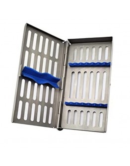 Dental Sterilization Autoclave Cassette Scalers Tray Box 7 Stainless Surgical Tool