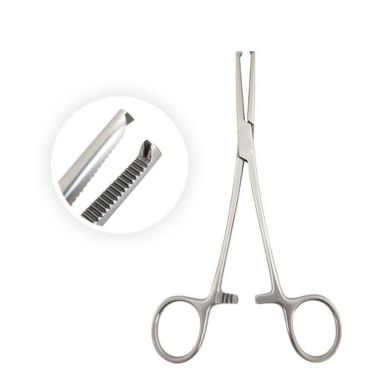 Kocher forceps straight with teeth and jaw