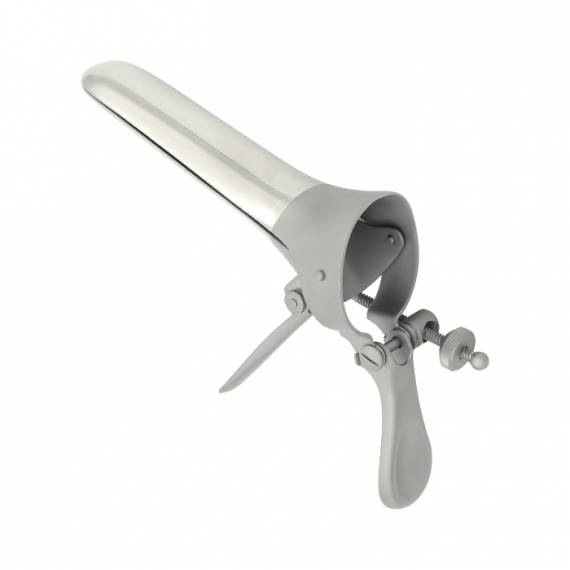 Cusco-Swiss gynecological speculum with side screw