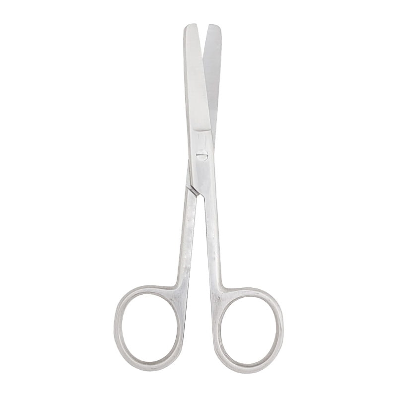 Straight blunt-blunt surgical scissors 