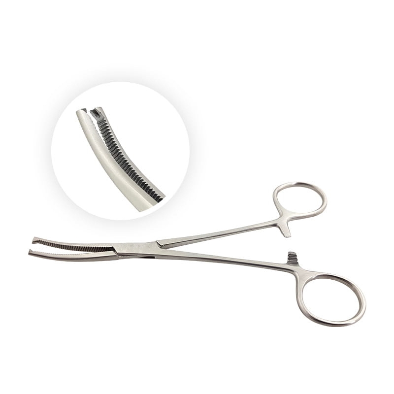 Kocher forceps curved with teeth