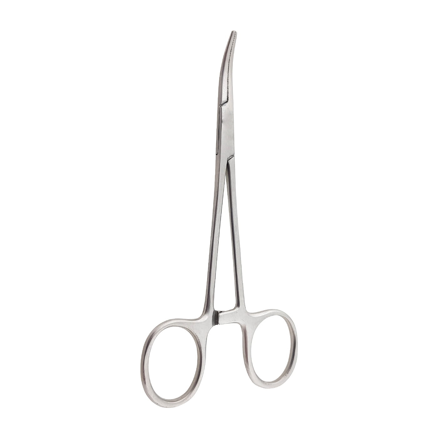 Mosquito medical vascular forceps curved