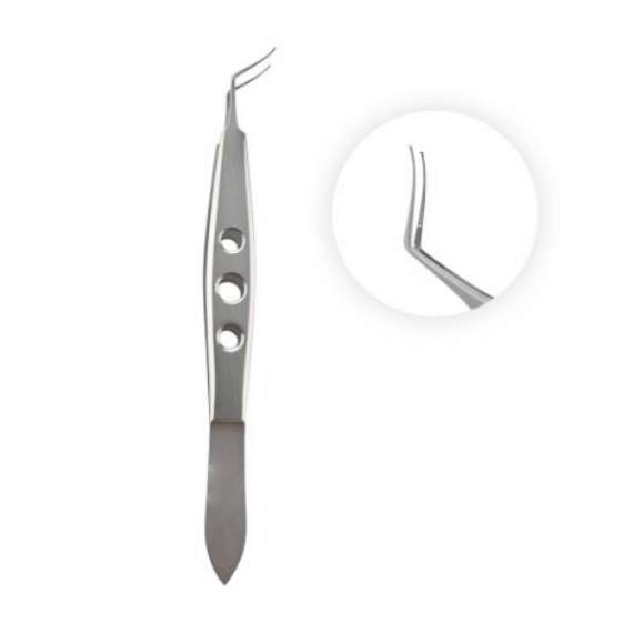 Capsulorhexis forceps, ultra-micro curved